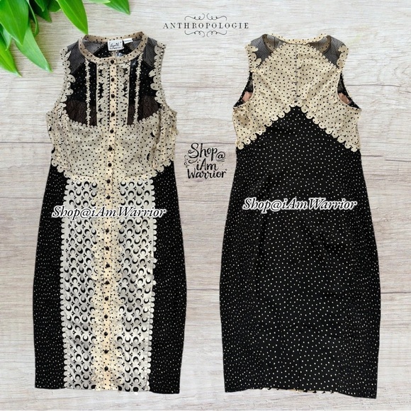 Anthropologie NWT Byron Lars layered petal fired sheath *shop@iamwarrior - Picture 6 of 13